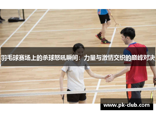 羽毛球赛场上的杀球怒吼瞬间：力量与激情交织的巅峰对决